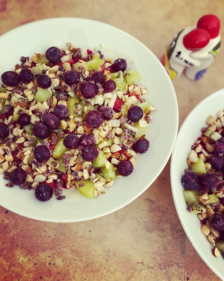 Creamy Steel Cut Oats with Fruits
