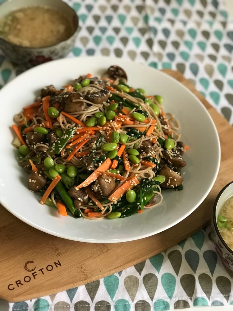 Quick Soba Noodles Salad