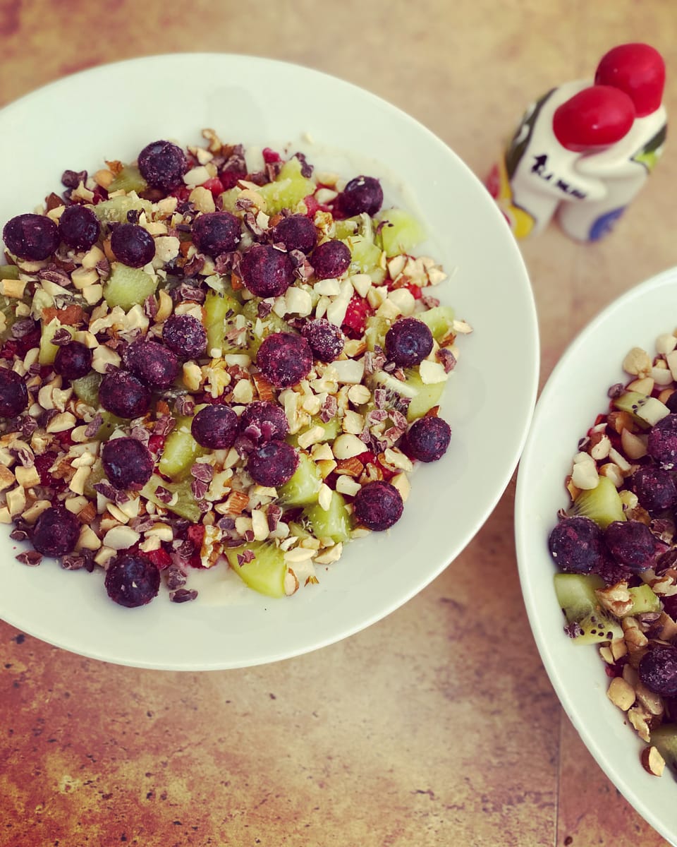 Creamy Steel Cut Oats with Fruits